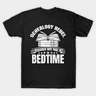 Genealogist Genealogy Rebel Ancestry T-Shirt